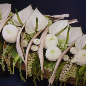 Dessus de cercueil mélancolique